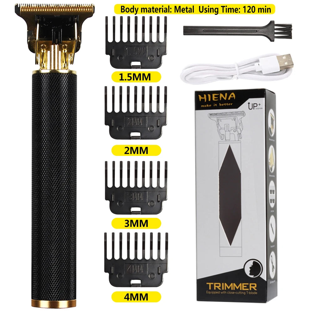 Hair Clipper Light Head Electric Hair Clipper Electric Hair Clipper Oil Head Hair Clipper Carving Mark Razor Factory LCD