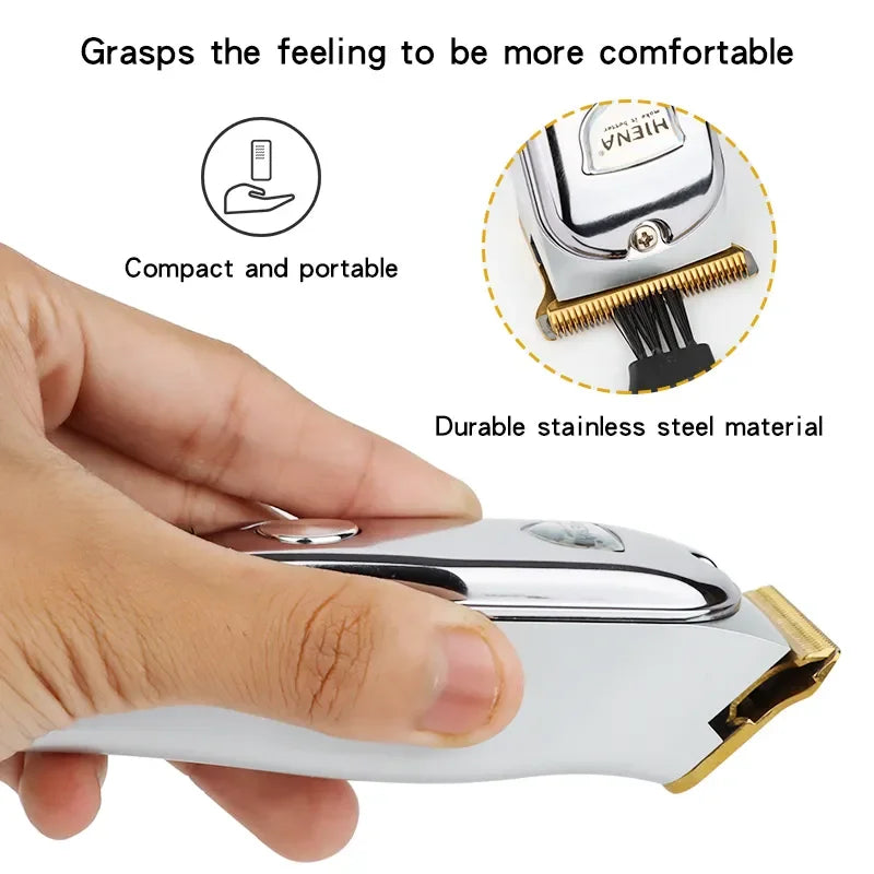 HYN-008 Electric Hair Clipper Professional Hair Cutting Machine Hair Trimmer Cordless USB Rechargeable Men Beard Shaver