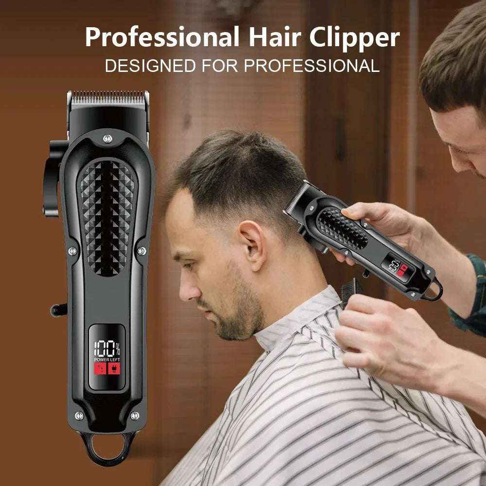 HYN-212 Electric Hair Clipper UBS Rechargeable Cordless Beard Trimmer Men Powerful Electric Hair Clipper Trimming Tool